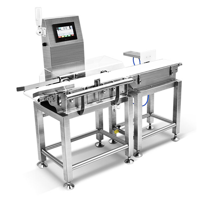 boîte à écran tactile Check Weigher avec convoyeur