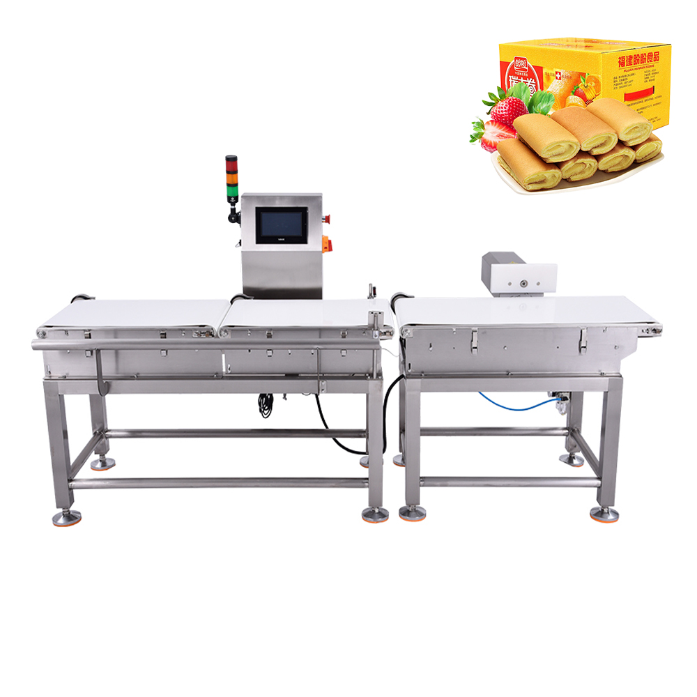 Vérifiez le pesée avec le rejection ， la courroie Vérifiez la machine à poids ， Vérifiez la pesée pour Carton